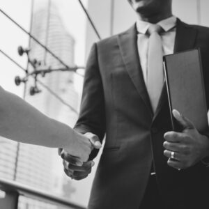 Business Discussion Talking Deal Concept