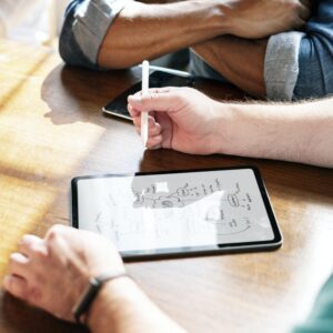 Tablet screen psd